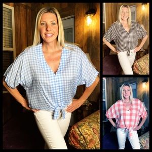 BUNDLE lot of three shirts ladies do plaid